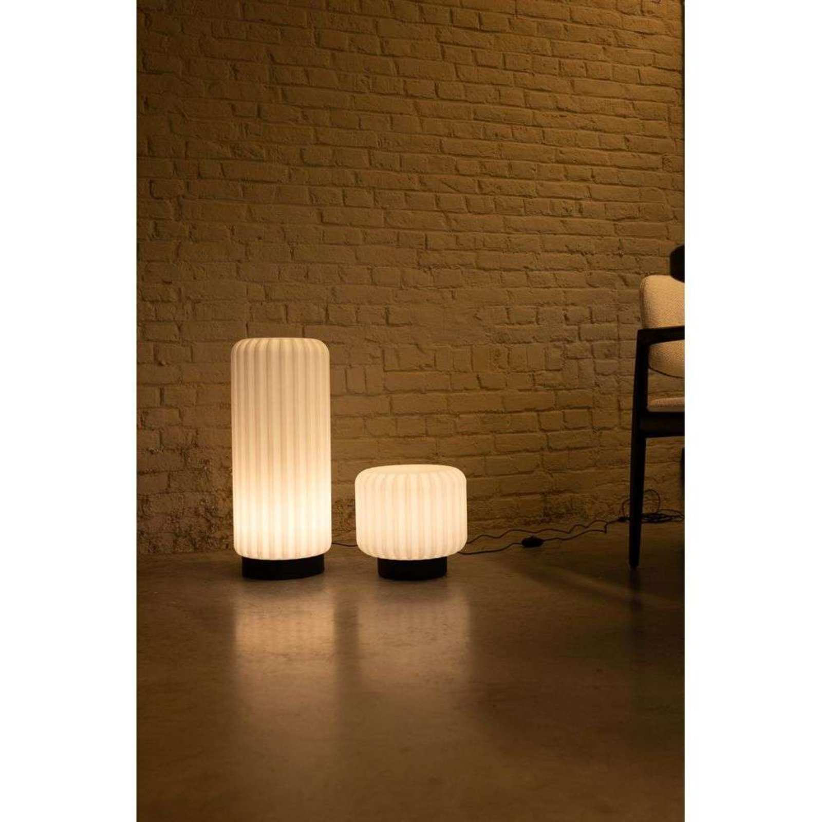 Dentelles Tall XL Golvlampa Dim. Gold - Atelier Pierre