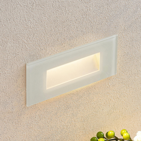 Aplique LED empotrado Jody, 19 cm