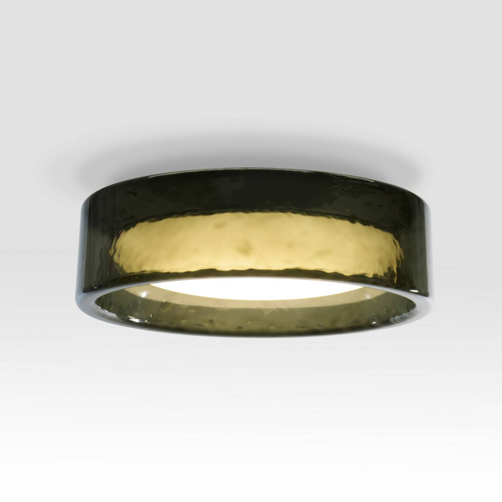 Lampa sufitowa LED MARSET Ringo, Ø 70 cm, zielona, tworzywo sztuczne, CCT