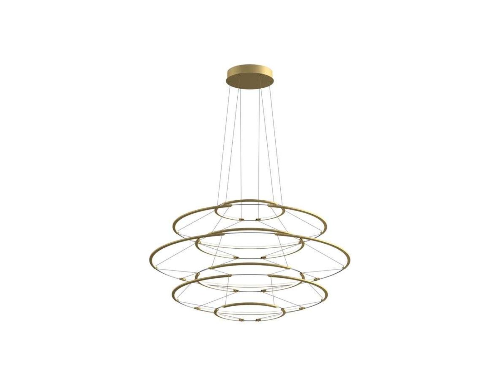 Drop 7 Lampada a Sospensione Satin Gold - Nemo Lighting