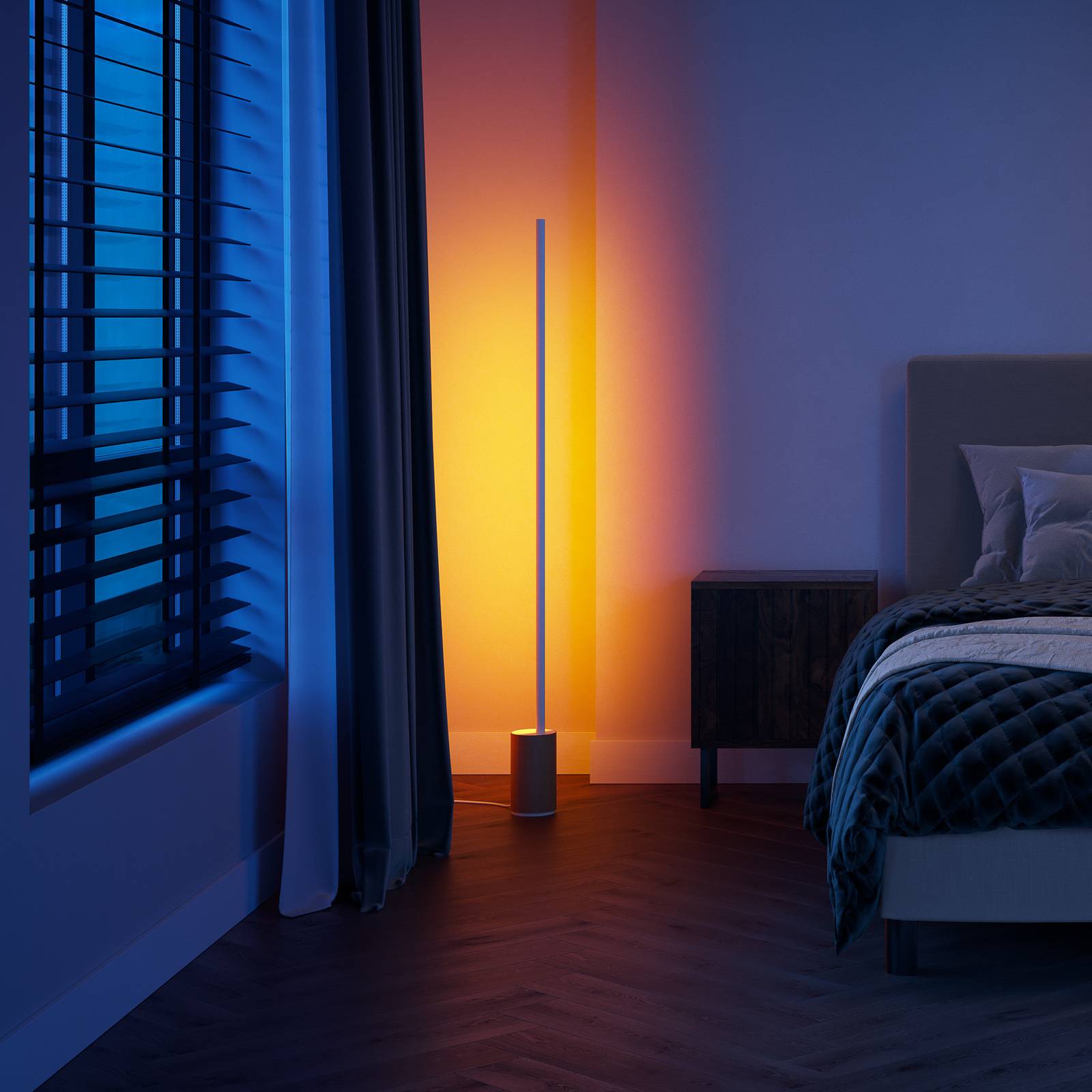 Philips Hue Gradient Signe Oak lampa stojąca LED