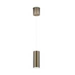 Candeeiro suspenso LED Helli up/down 1 luz bronze