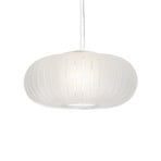 Kartell Teresa Frozen pendant light, ice-coloured, Ø 50 cm, E27