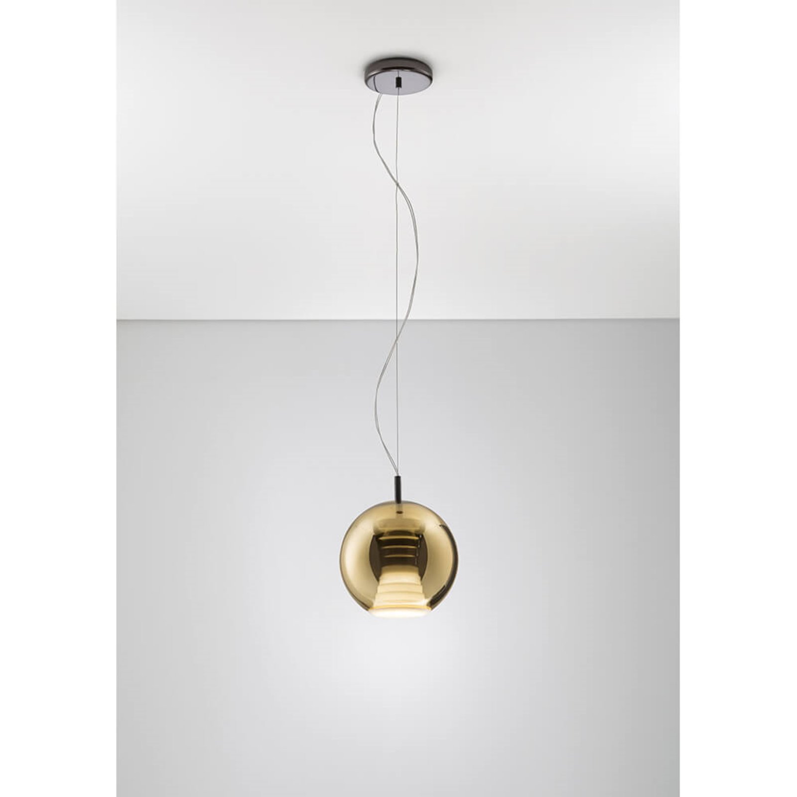 Beluga Royal Candeeiro Suspenso Diameter 20 Gold - Fabbian