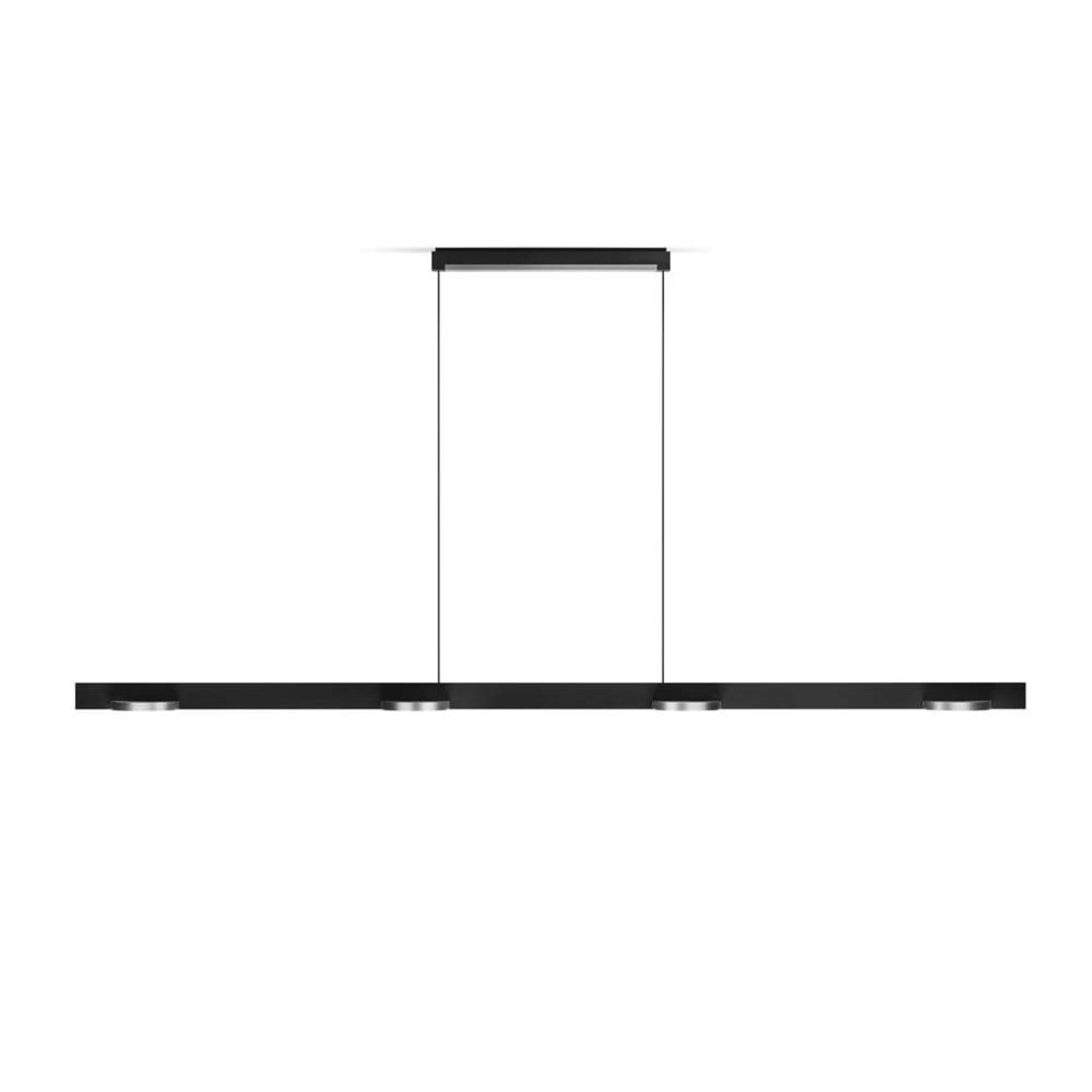 Inlay S1800 Linear Lustră Pendul 2700-6500K Black/Silver - Light-Point