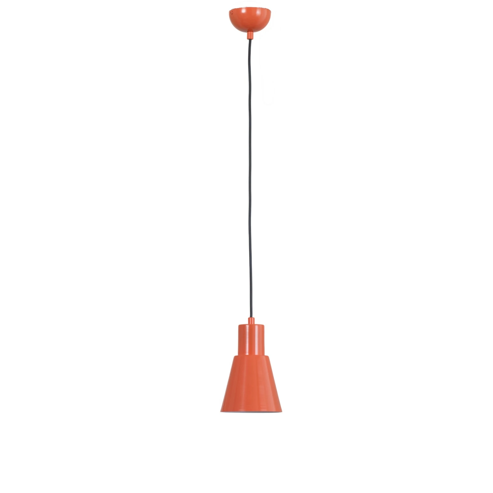 Pakabinamas šviestuvas „Konikkem“, oranžinis, metalas, Ø 14 cm, E27