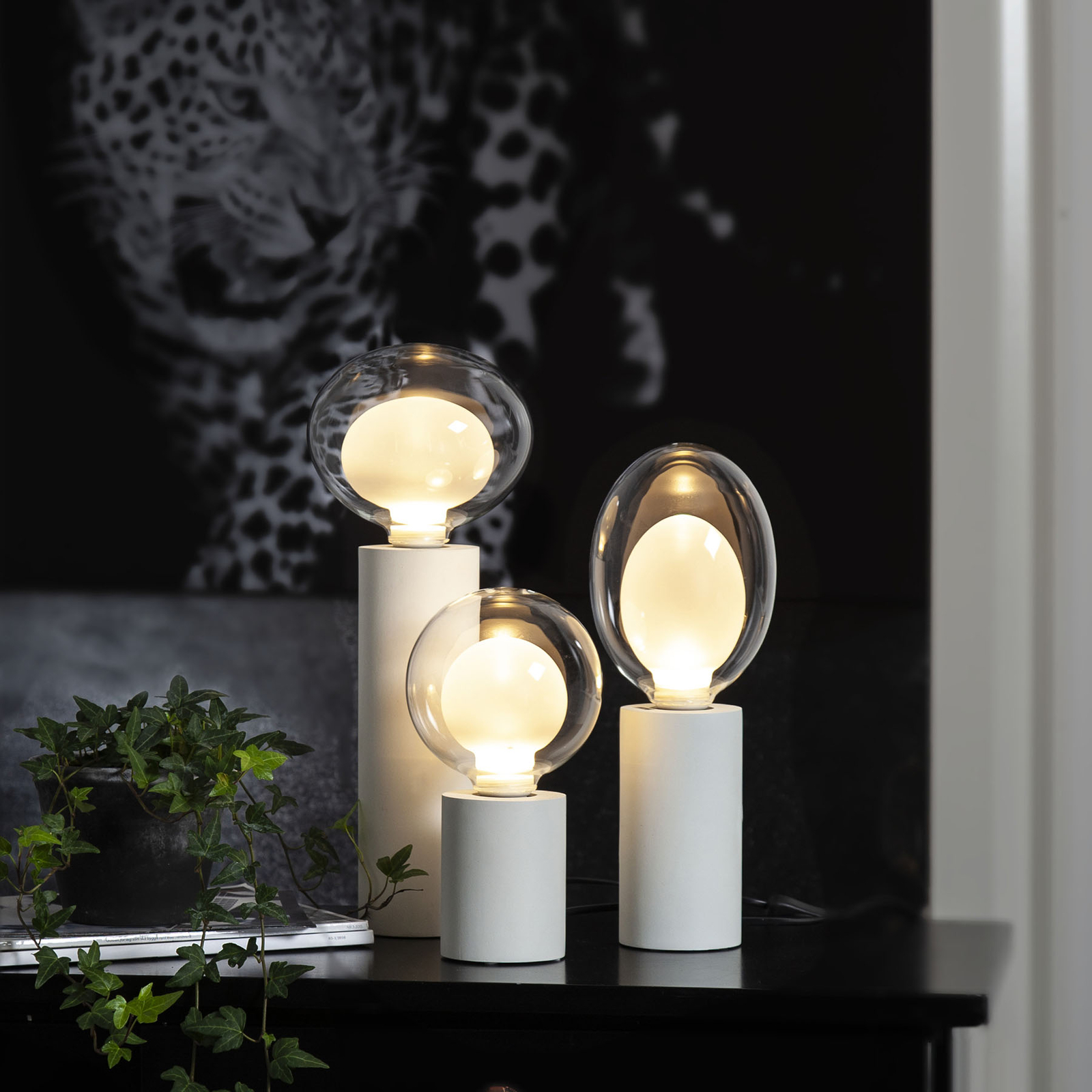 Ampoule LED Space E27 3,5 W G150 opale 3step dim Luminaire.fr