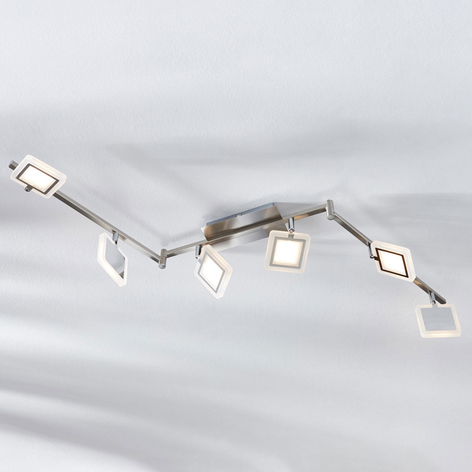 LED-takspot Evelina 6 lyskilder