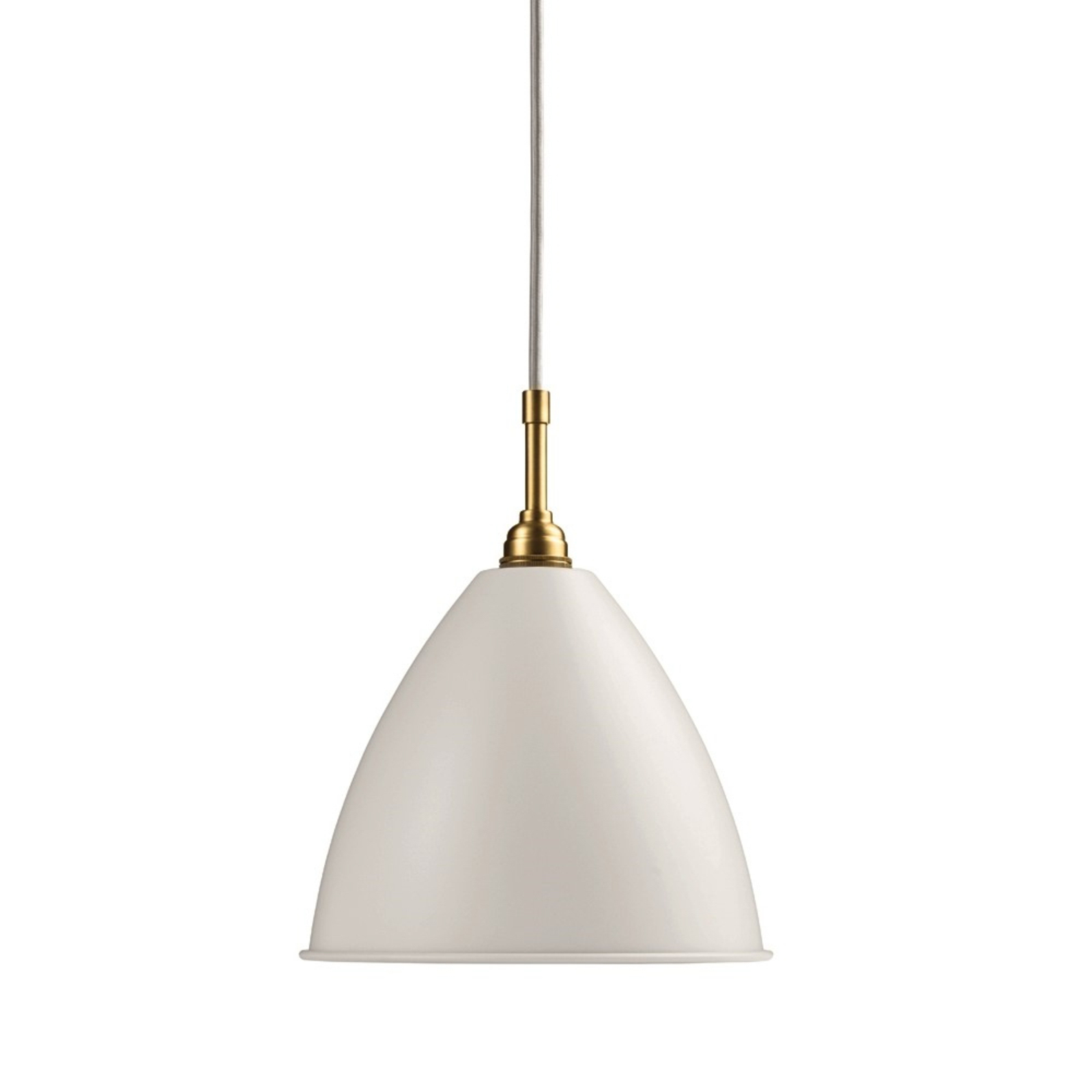 Bestlite BL9 Závěsná Lampa ø21 Brass/Matte White - GUBI