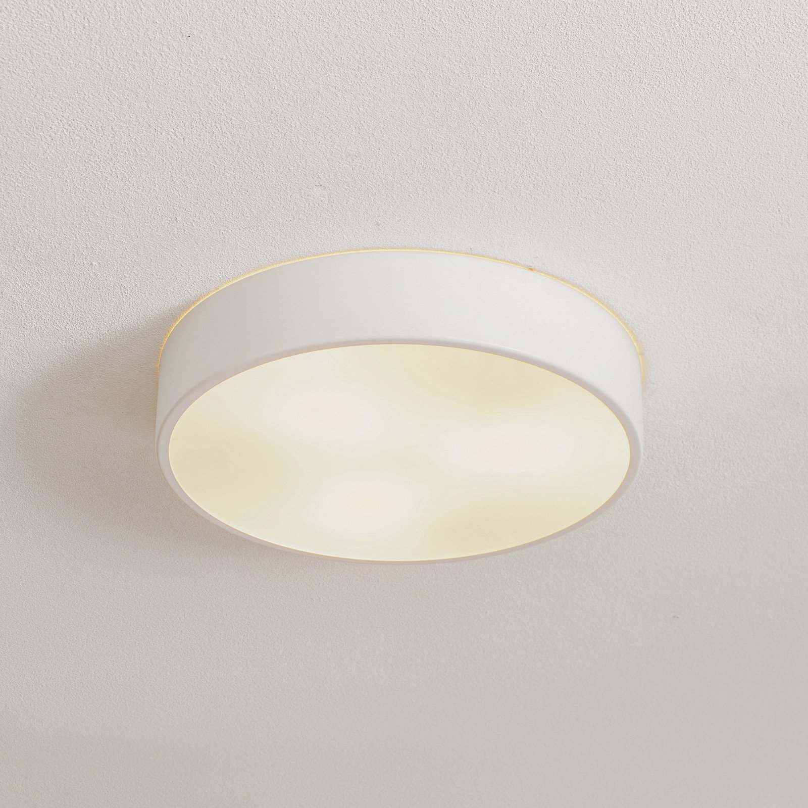 TEMAR LIGHTING Plachetă Cleo 400 IP54 Ø 40 cm alb - Camera de zi / sufragerie - Modern - Metal