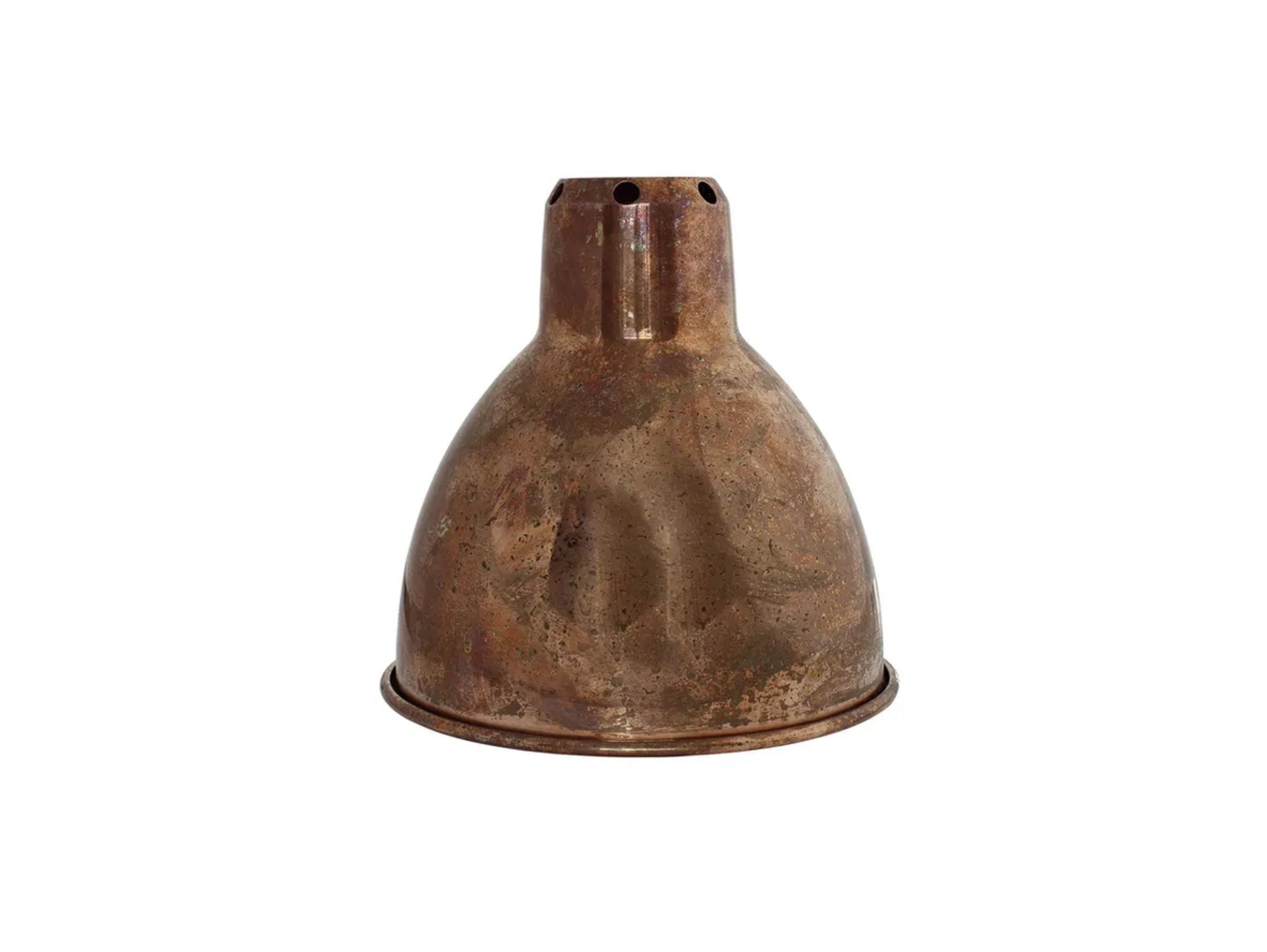 Schirm XL Round Ø220 Raw Copper - Lampe Gras