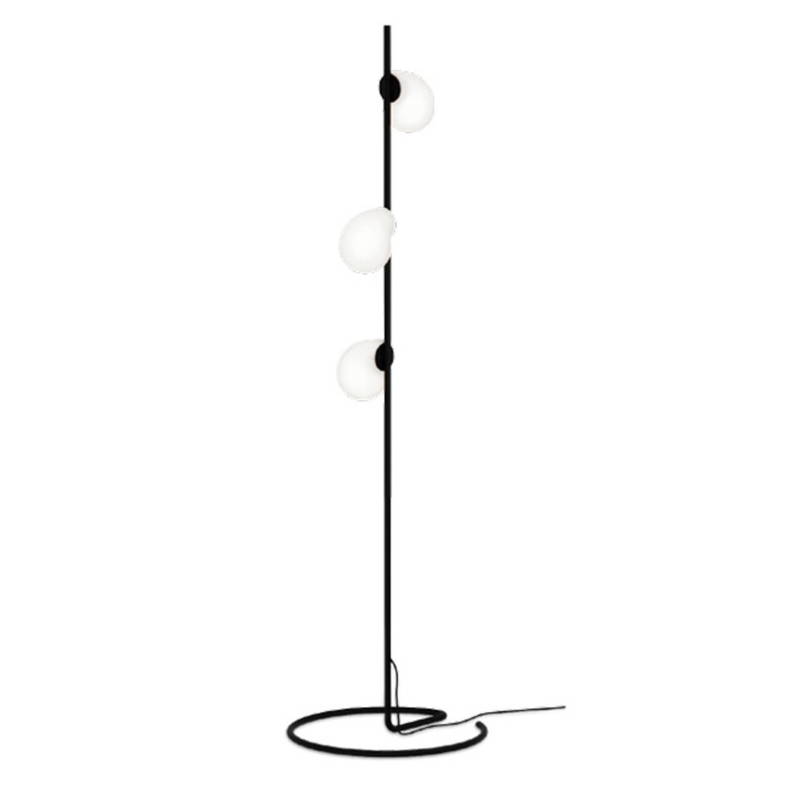 Levně WEVER & DUCRÉ Dro 1.0 Comp stojací lampa černobílá