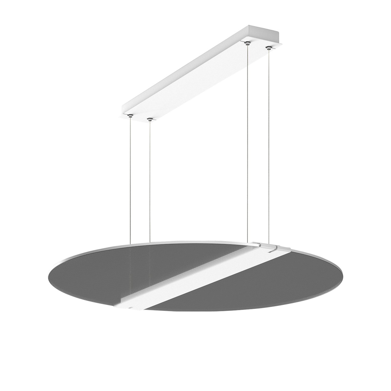 RZB Twindot S Round LED pendant light DALI Ø645mm