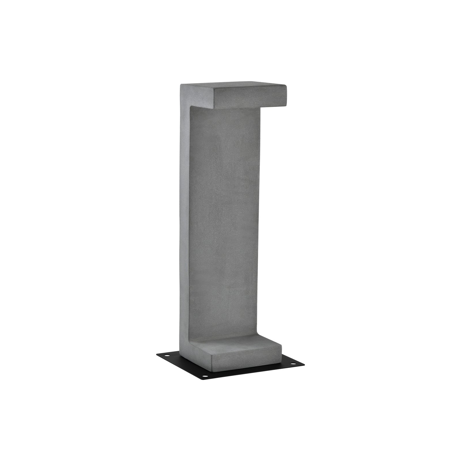 LED pedestal lamp Gary, concrete