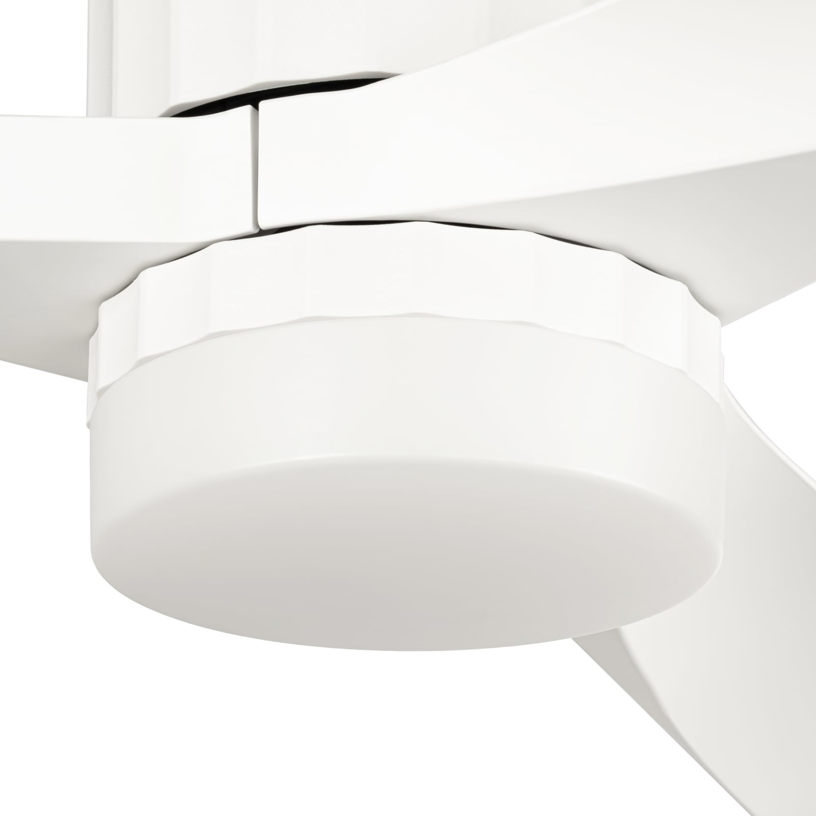 Lucande LED plafondventilator Novri, wit, Ø 132 cm, CCT Lucande LED plafondventilator Novri, wit, Ø 132 cm, CCT
