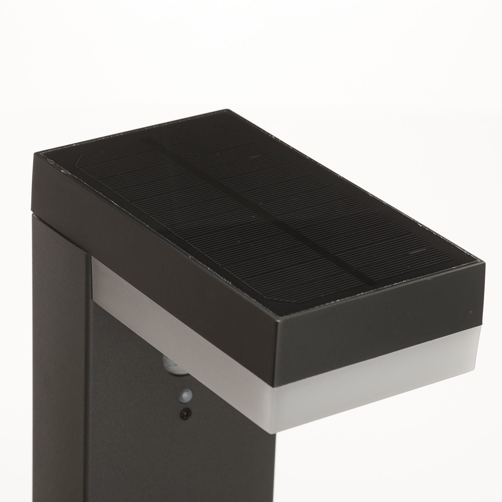 Chioma LED Célula Solar Candeeiro de Jardim W/Sensor Dark Grey - Lindby