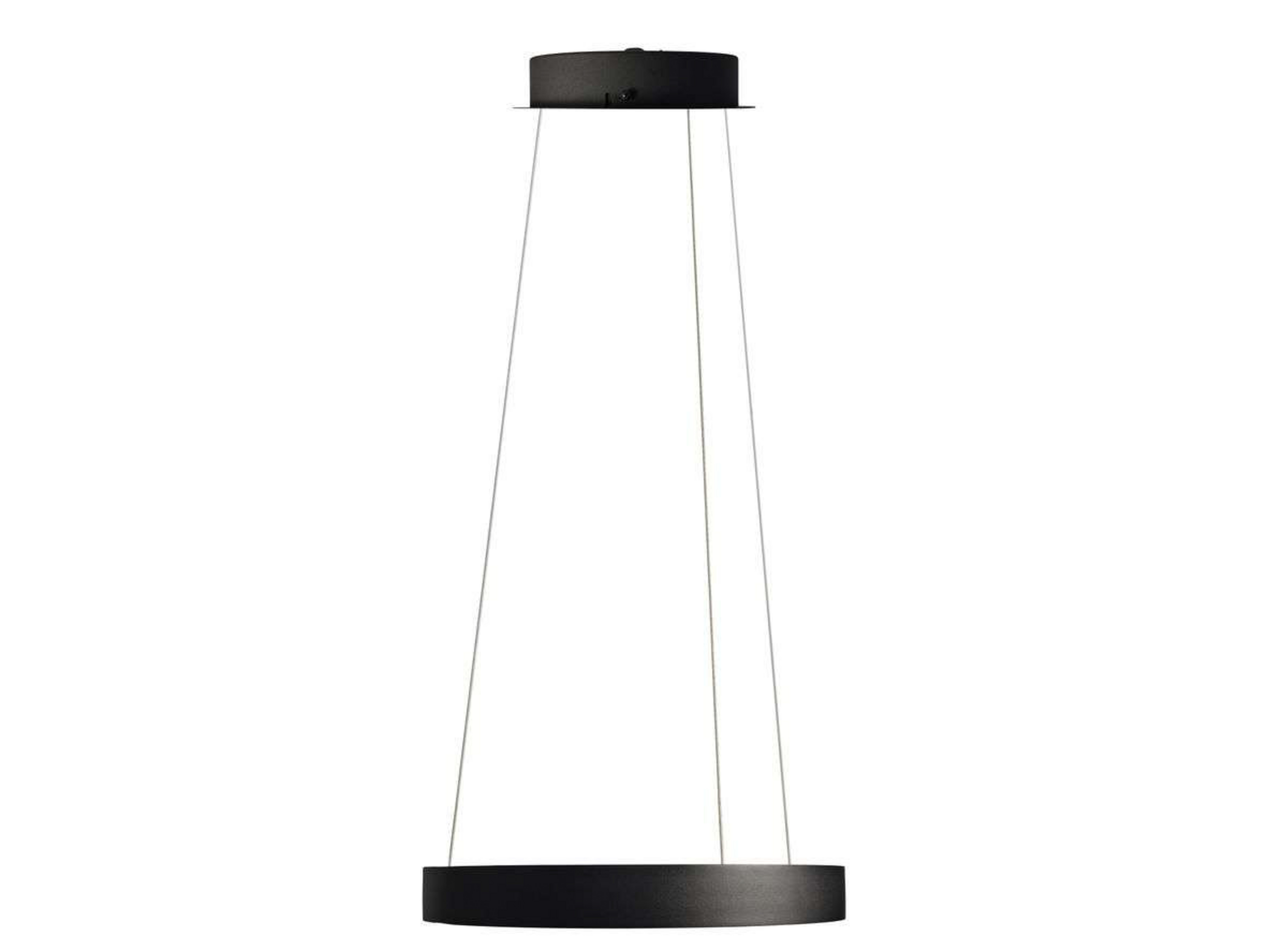 Gloria LED Suspension Ø40 Down Noir - Antidark