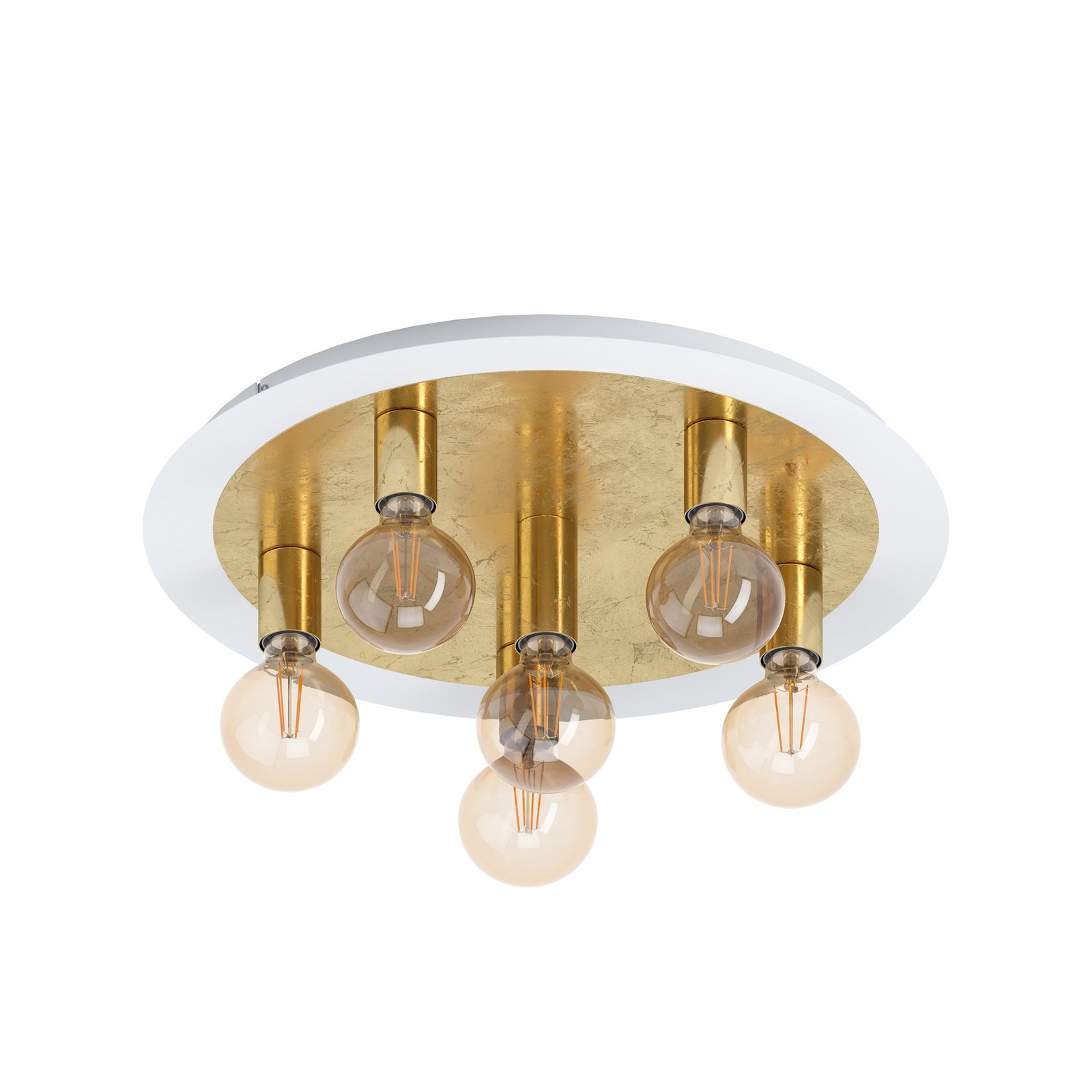 Φωτιστικό οροφής LED Passano 6fl χρυσό Φωτιστικό οροφής LED Passano 6fl χρυσό