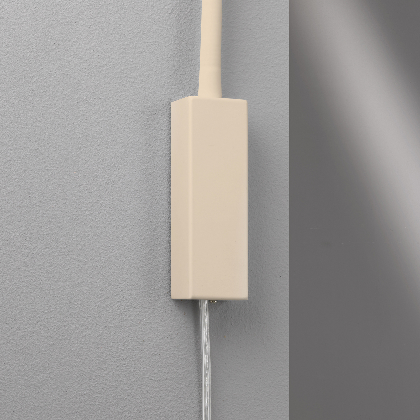 LED-Wandleuchte Sten, sandfarben, Höhe 61 cm Gestensteuerung