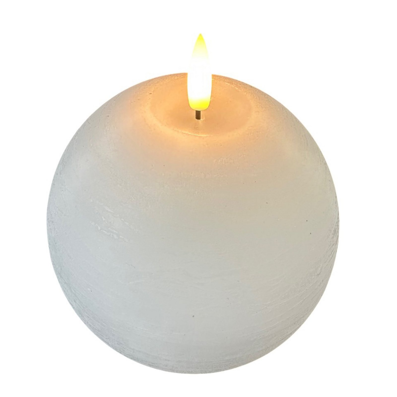STERNTALER Świeca woskowa LED, biała, wysokość 13 cm, kulista, bateria