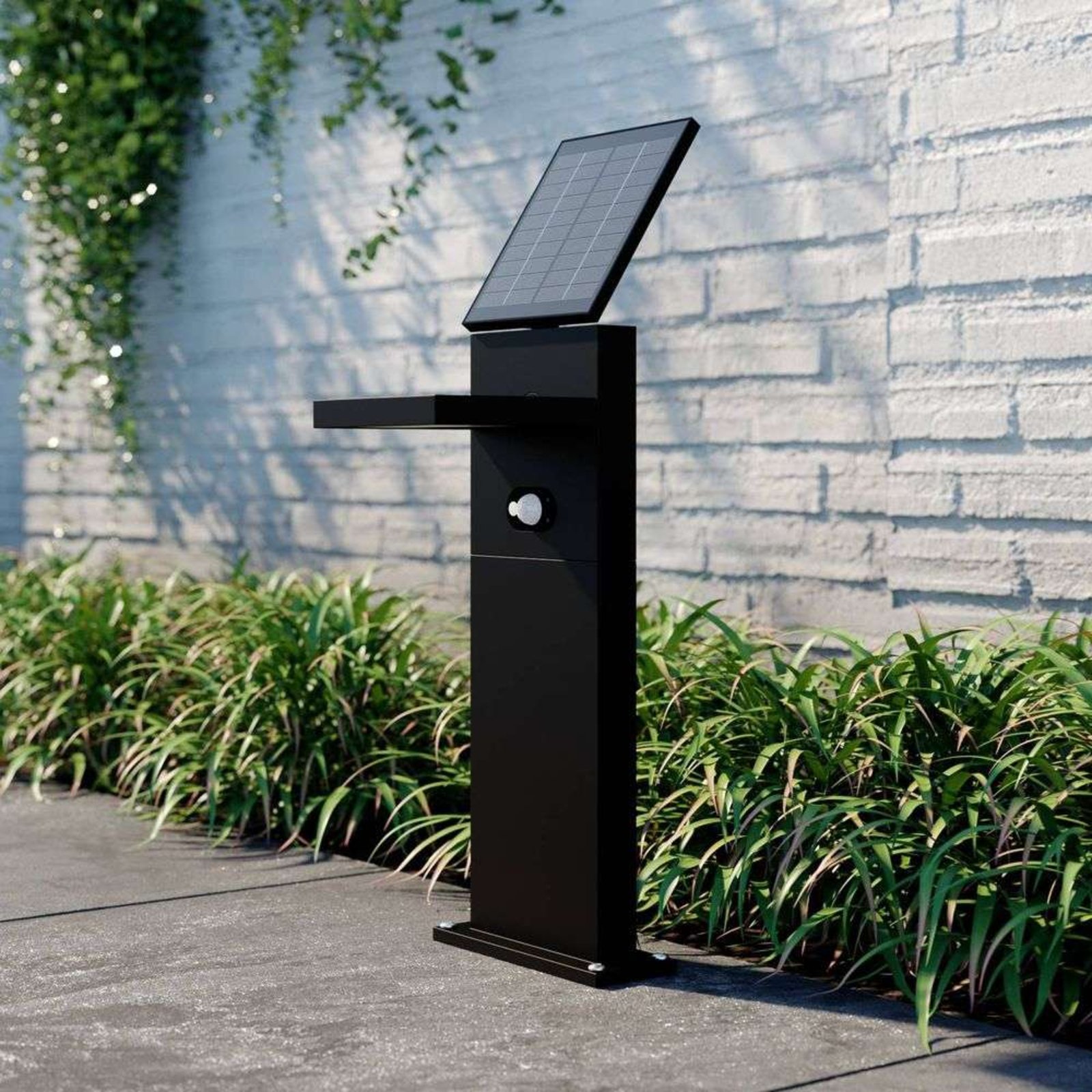 Silvan LED Tuinlamp H60 w/Sensor Graphite - Lucande