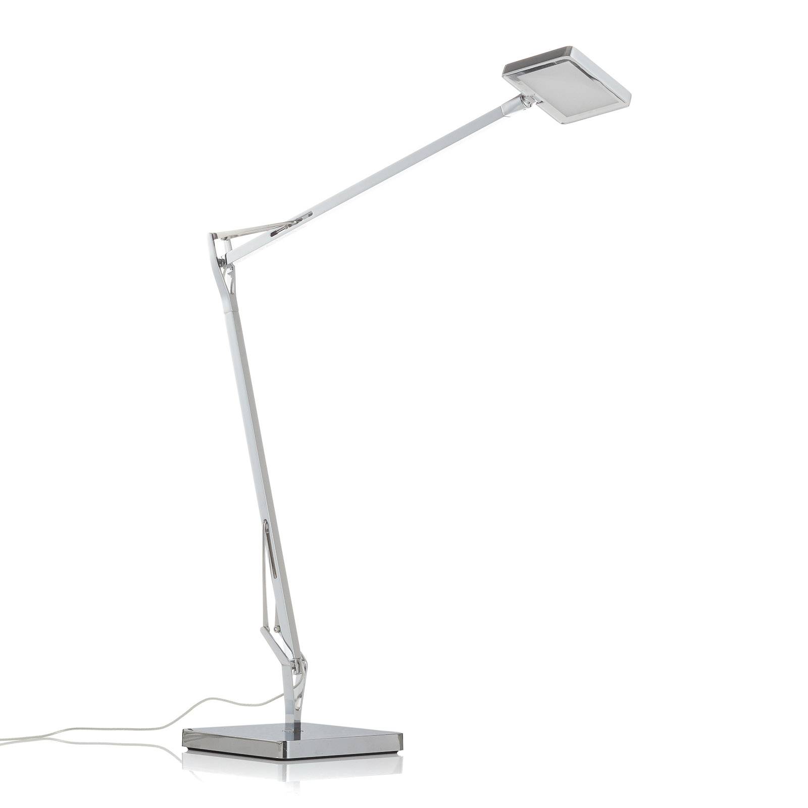 Flos FLOS Kelvin Edge - LED desk lamp, chrome, for Workroom / Office, aluminium, 8 W, H: 88 cm