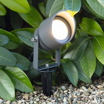 LED-spot med jordspyd Linosa, svingbar