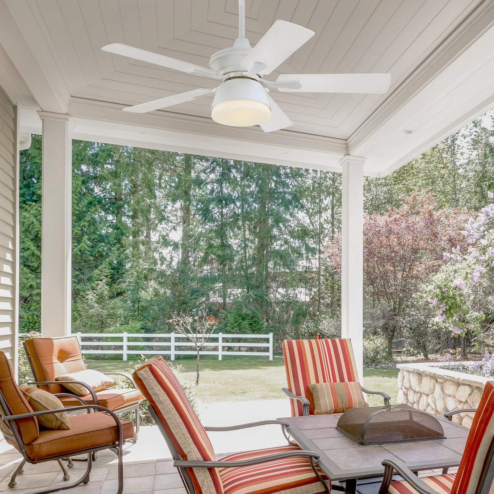 Westinghouse stropni ventilator, svjetlo, 7316340, bijeli, tihi