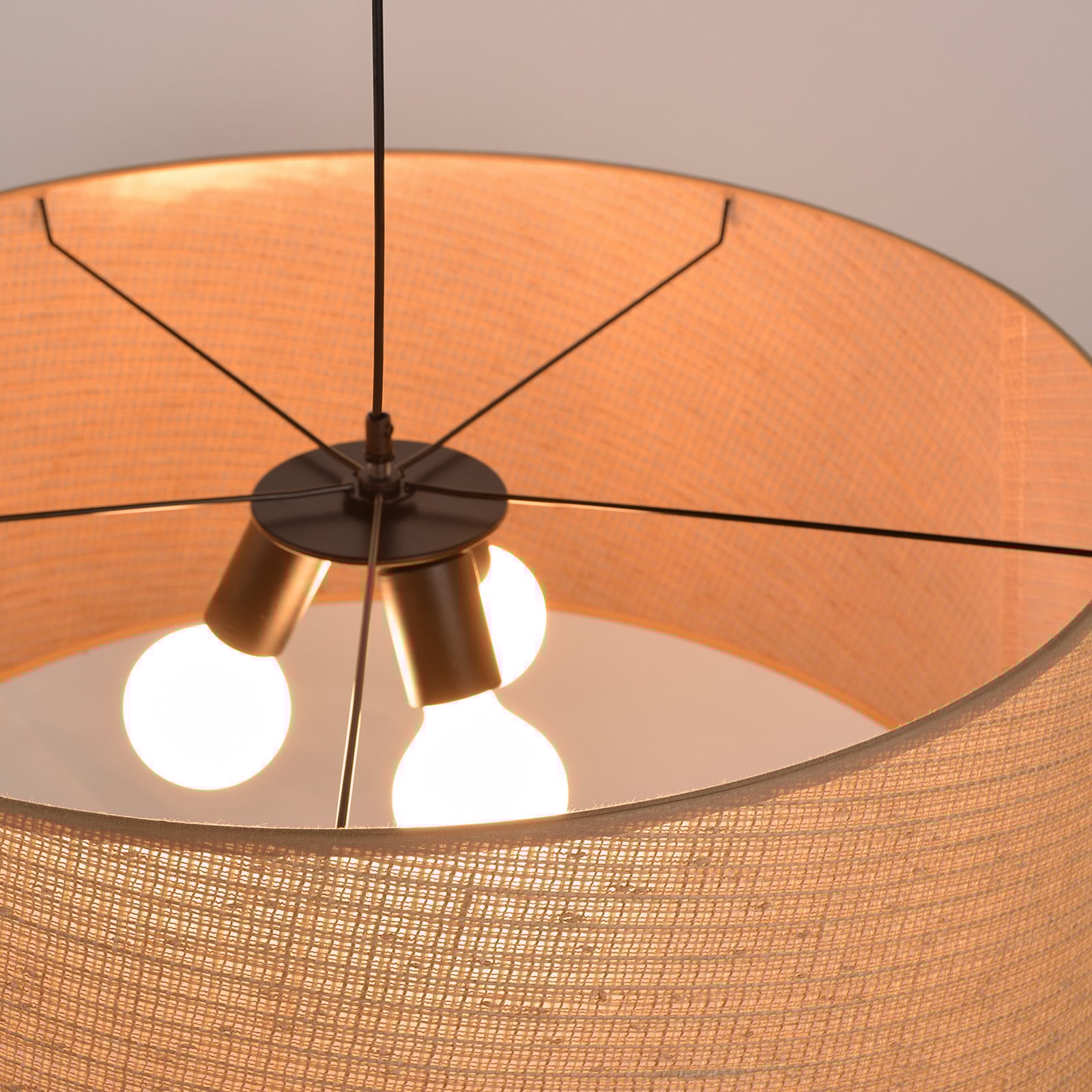 Lampada a sospensione Tambour Jamaica Ø 78 cm in carta - COREP SAS