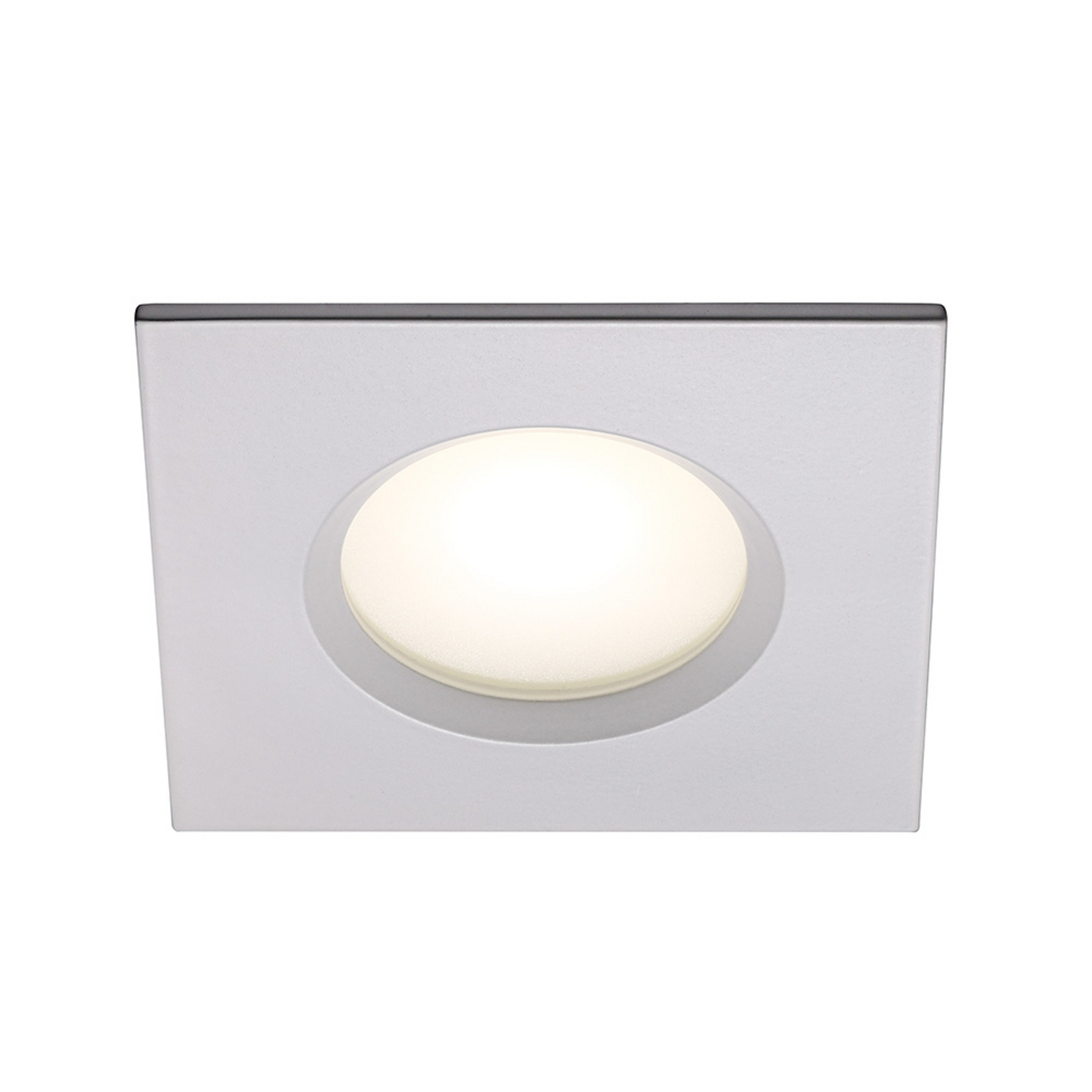 LED-Einbauleuchte Clarkson 2.700K 3er-Set, eckig