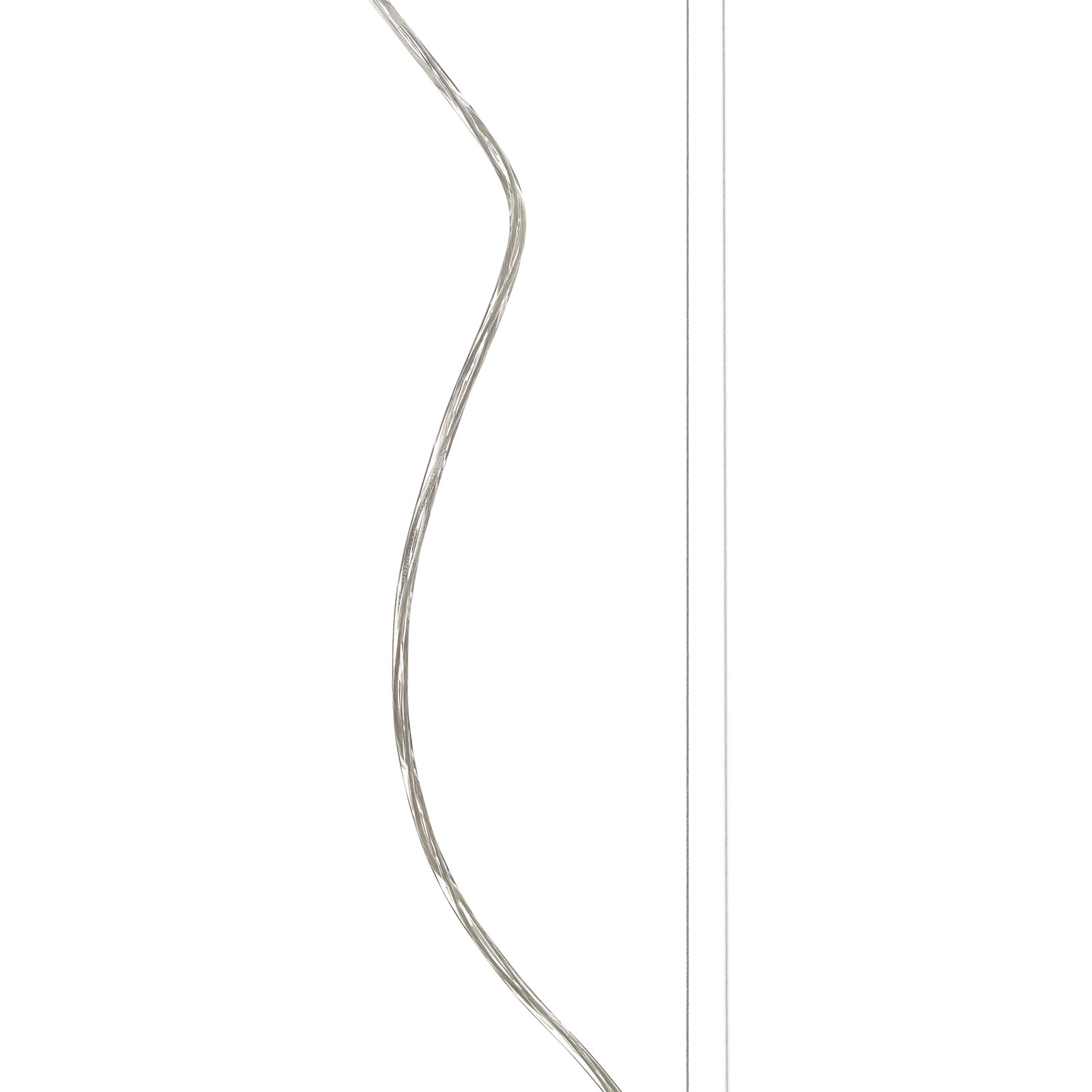 Arcchio Pietro LED-hængelampe, sølv, 70 cm, 45 W