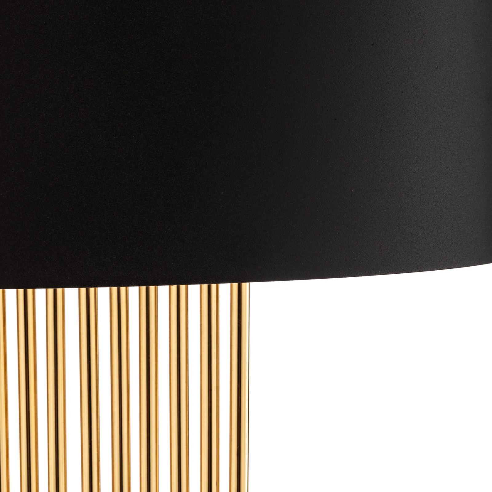 616-A wall light, black with golden rods