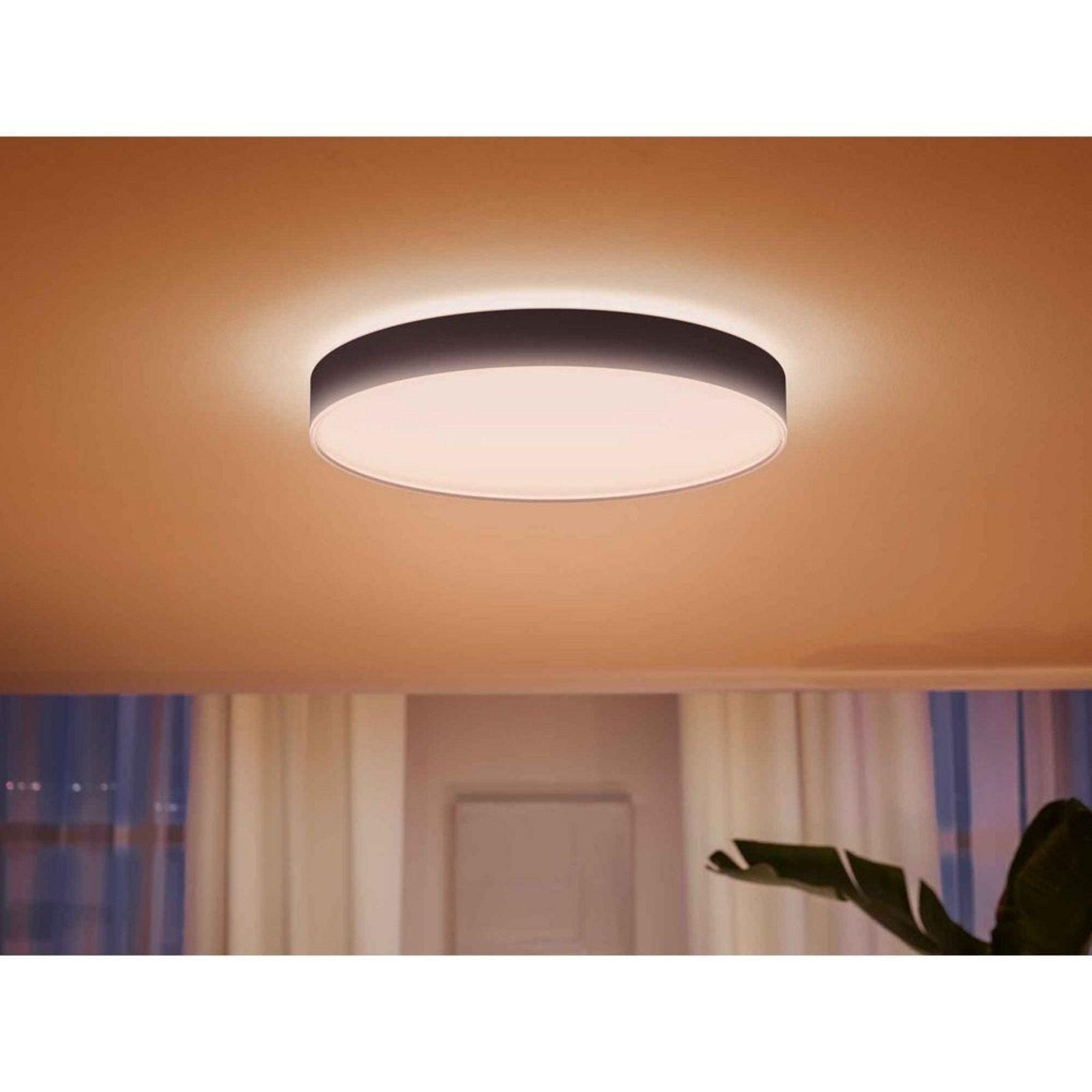 Hue Enrave XL Plafonieră White Amb. Black - Philips Hue