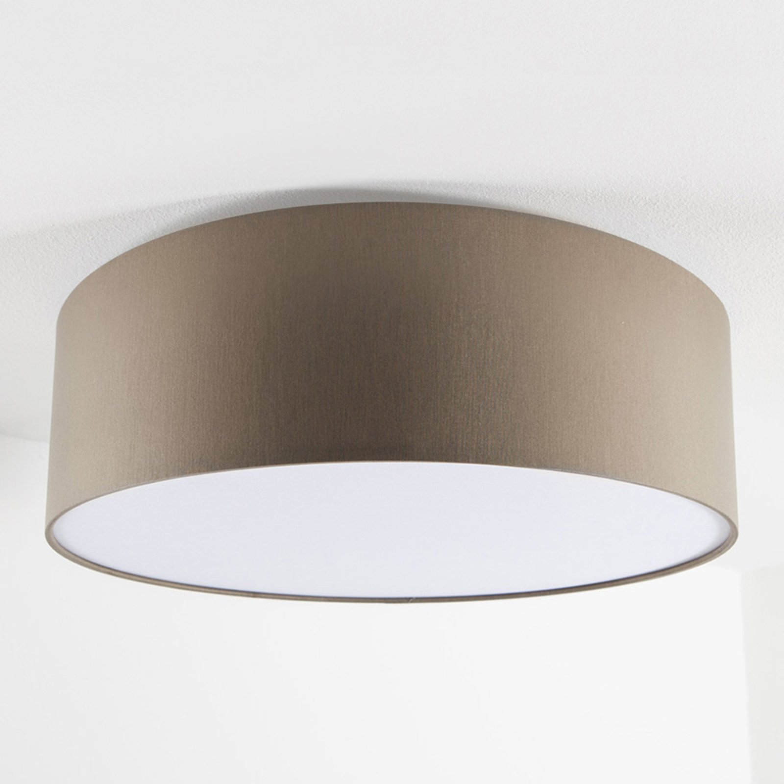 Sivo-smeđa stropna svjetiljka Mara, 50 cm