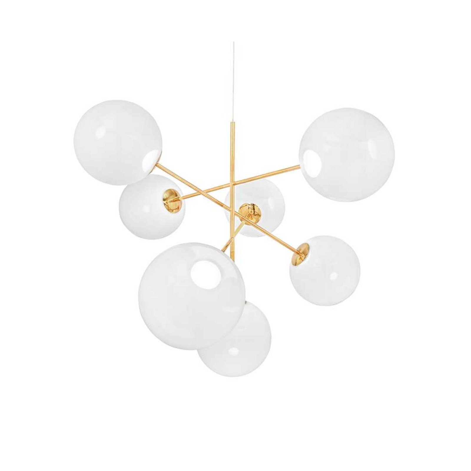 Globe Chandelier Large Opal - Tom Dixon