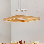 HerzBlut Leonora LED-Hängelampe KlickDim, 50x50cm