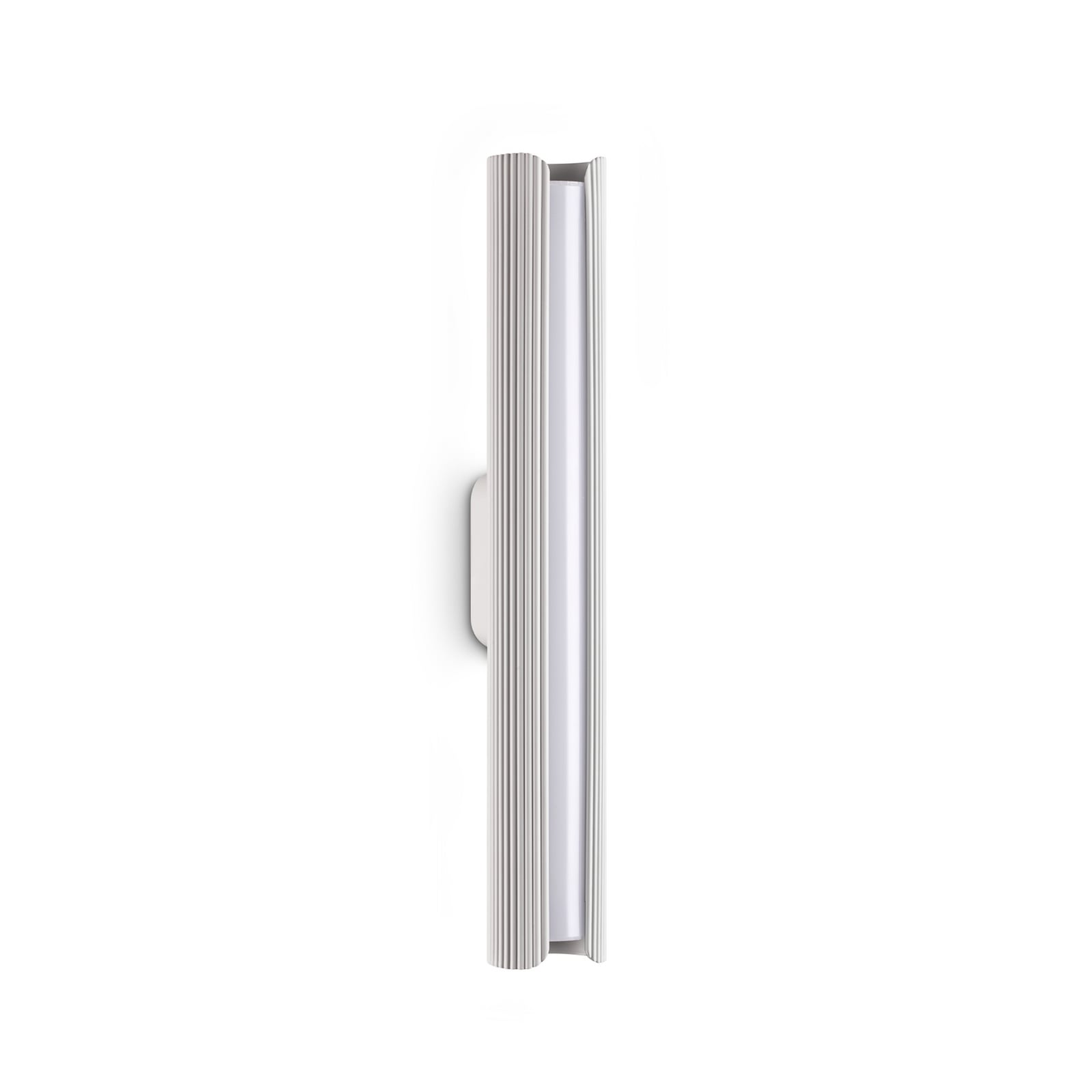 IDEAL LUX Dorica LED fali lámpa, fehér, magasság 30 cm, fém