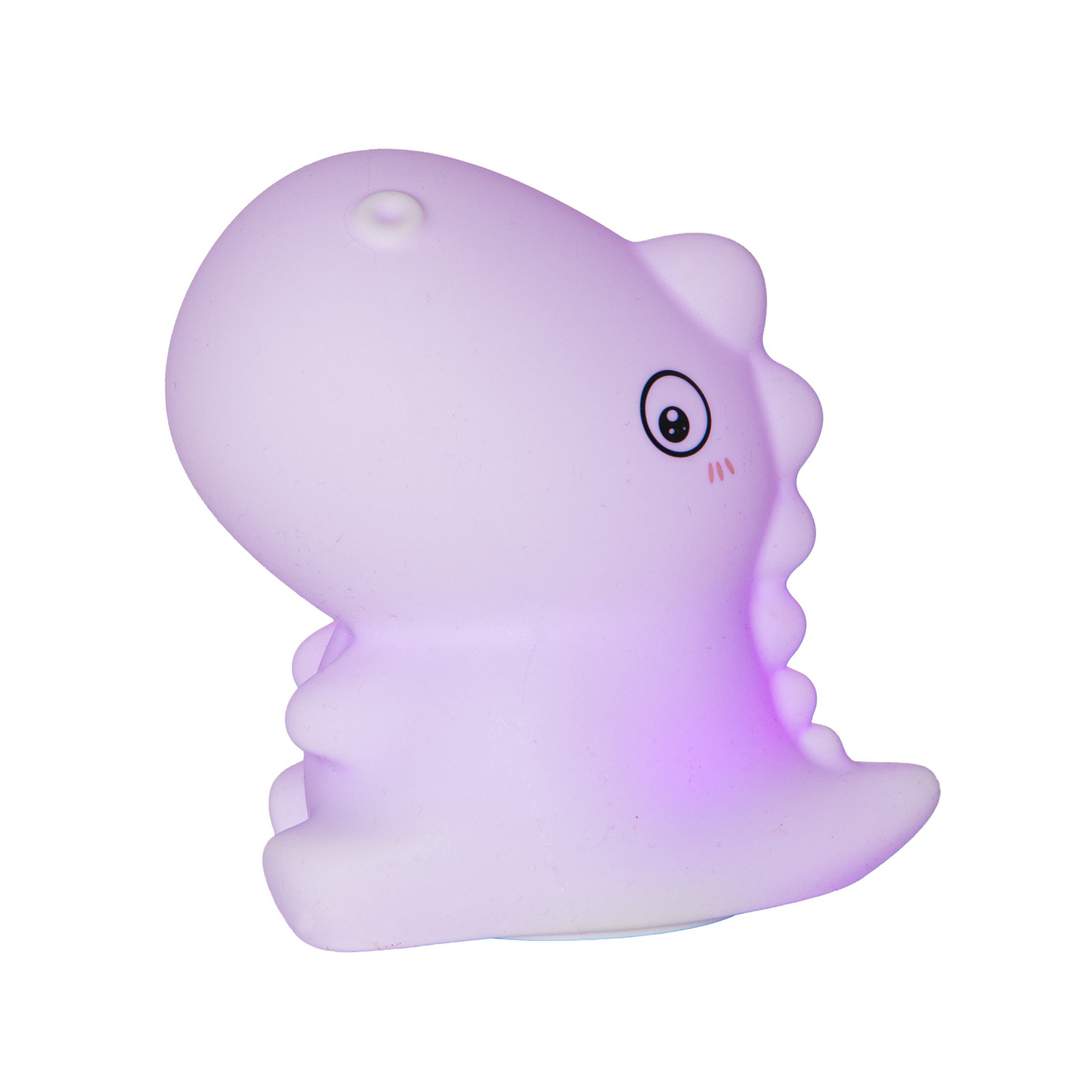 Akumulatorowa lampka nocna LED „Dino”, biała, wysokość 15 cm, RGB, sterowanie Akumulatorowa lampka nocna LED „Dino”, biała, wysokość 15 cm, RGB, sterowanie
