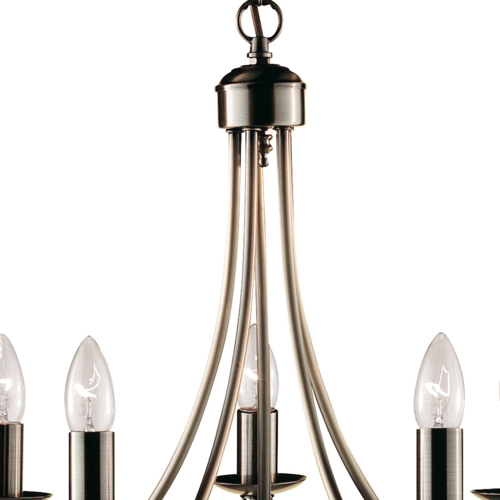 Maypole five-bulb chandelier
