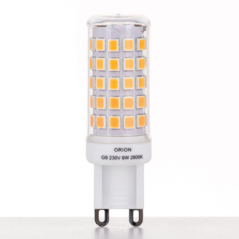 LED stiftlamp G9 6W 2.800K dimbaar