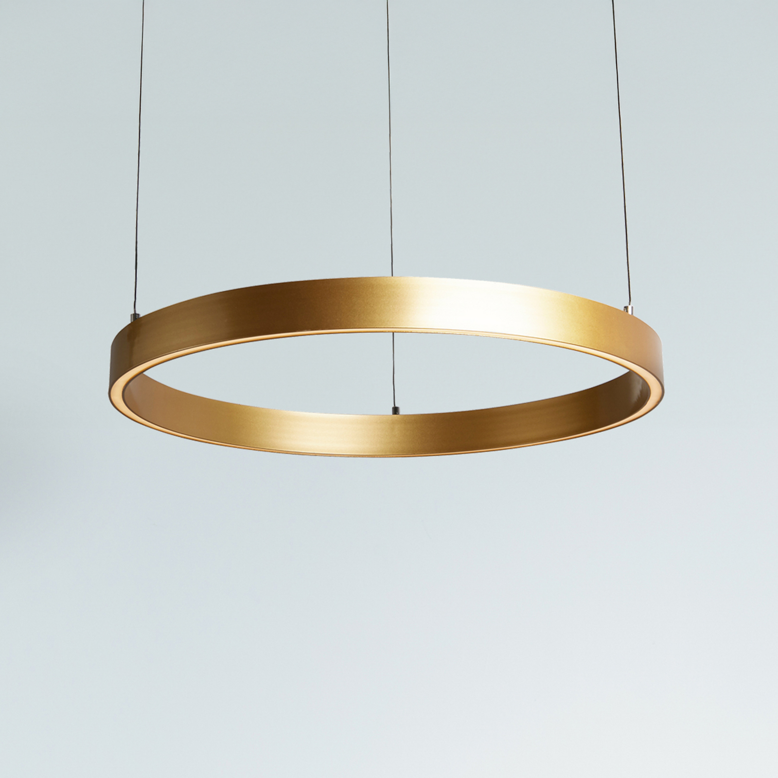 LED-Hängelampe Layla, gold, Ø 64 cm CCT, höhenverstellbar