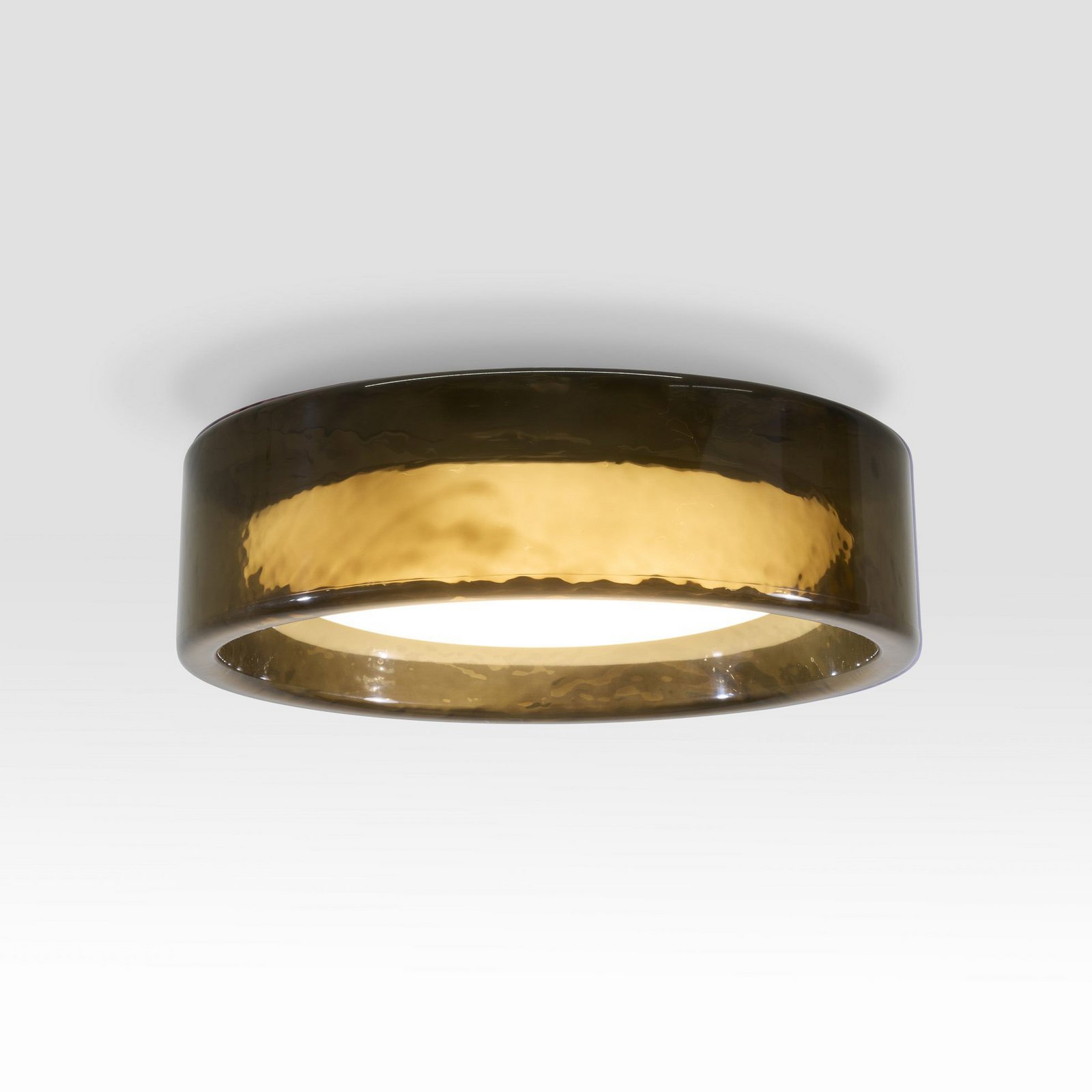 MARSET LED-Deckenlampe Ringo, Ø 70 cm, rauchgrau dunkel, CCT