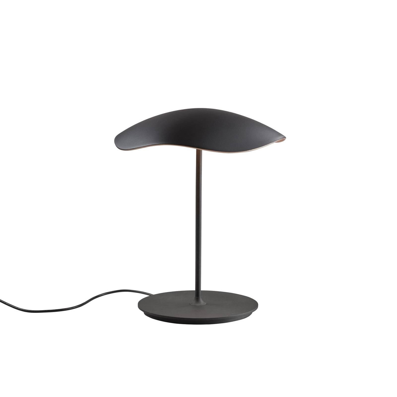 Bover LED-Tischlampe Valentina M/29, schwarz/kupferfarben