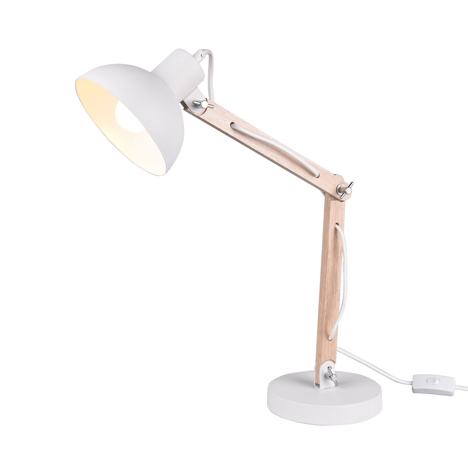 Lámpara de mesa Kimi, blanco
