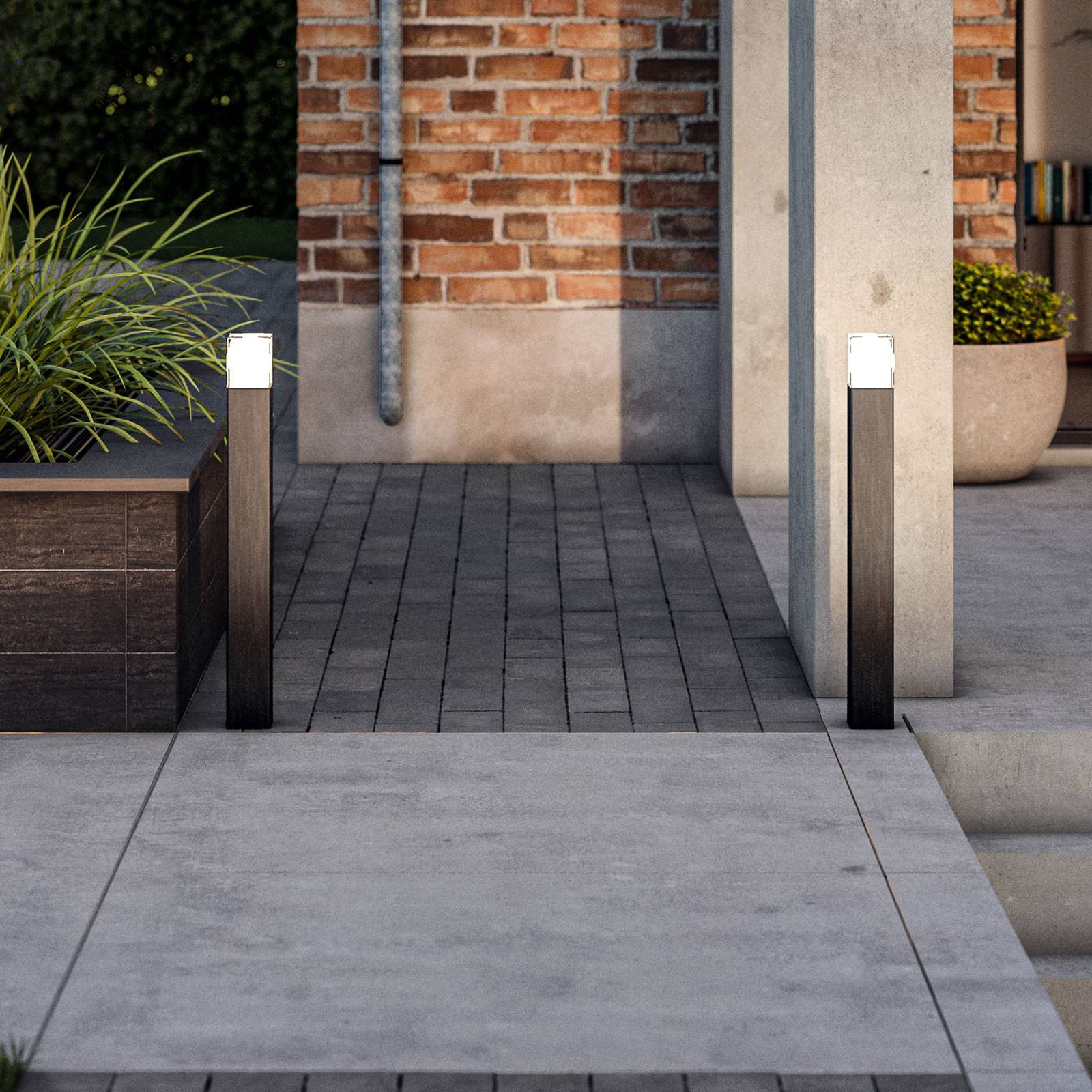 Photos - Floodlight / Street Light Smartwares LED path light OOL-50018, aluminium, height 80 cm 