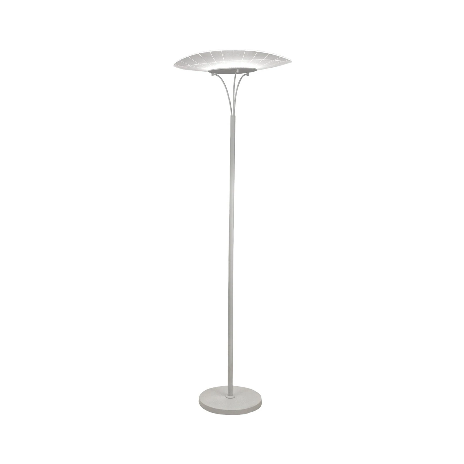 Vela LED podna lampa, bijela/prozirna, 175cm, akril, dimer