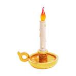 SELETTI Candeeiro de mesa decorativo Grimm Bugia em forma de vela dourada