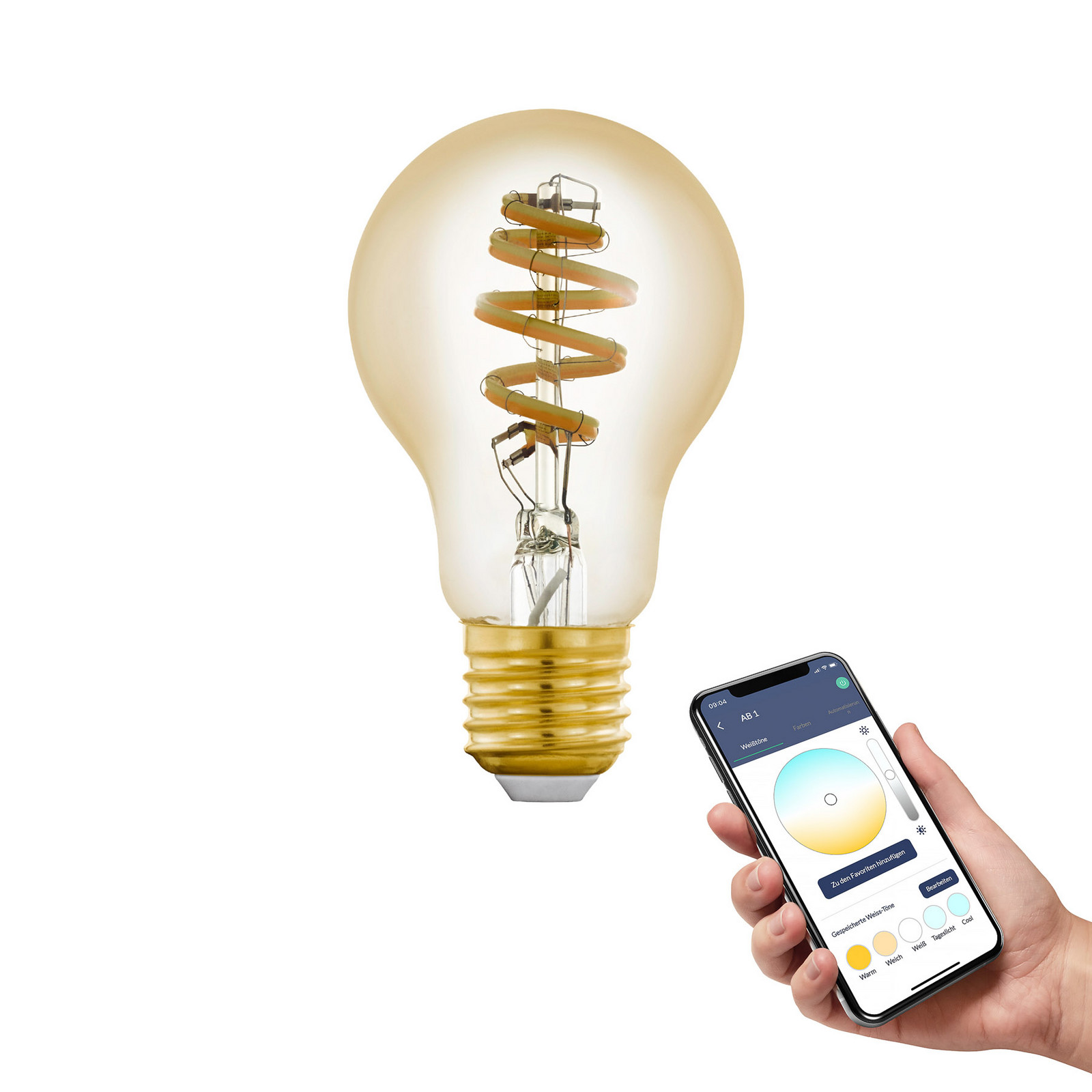 Lampă EGLO connect-z E27 A60 55W 400lm 2200-6500K EGLO connect-z E27 A60 - chihlimbar