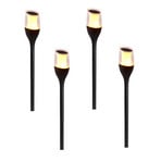 FARELY LED ground spike lamp, black, height 60 cm, set of 4