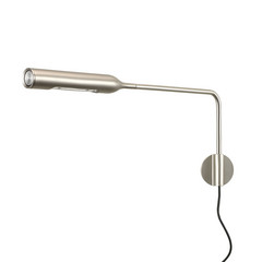 Nástěnné svítidlo Lumina Flo LED se zástrčkou 3 000K nikl